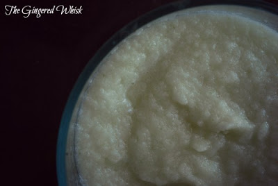 a close of up of garlic sauce